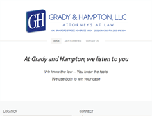 Tablet Screenshot of gradyhampton.com